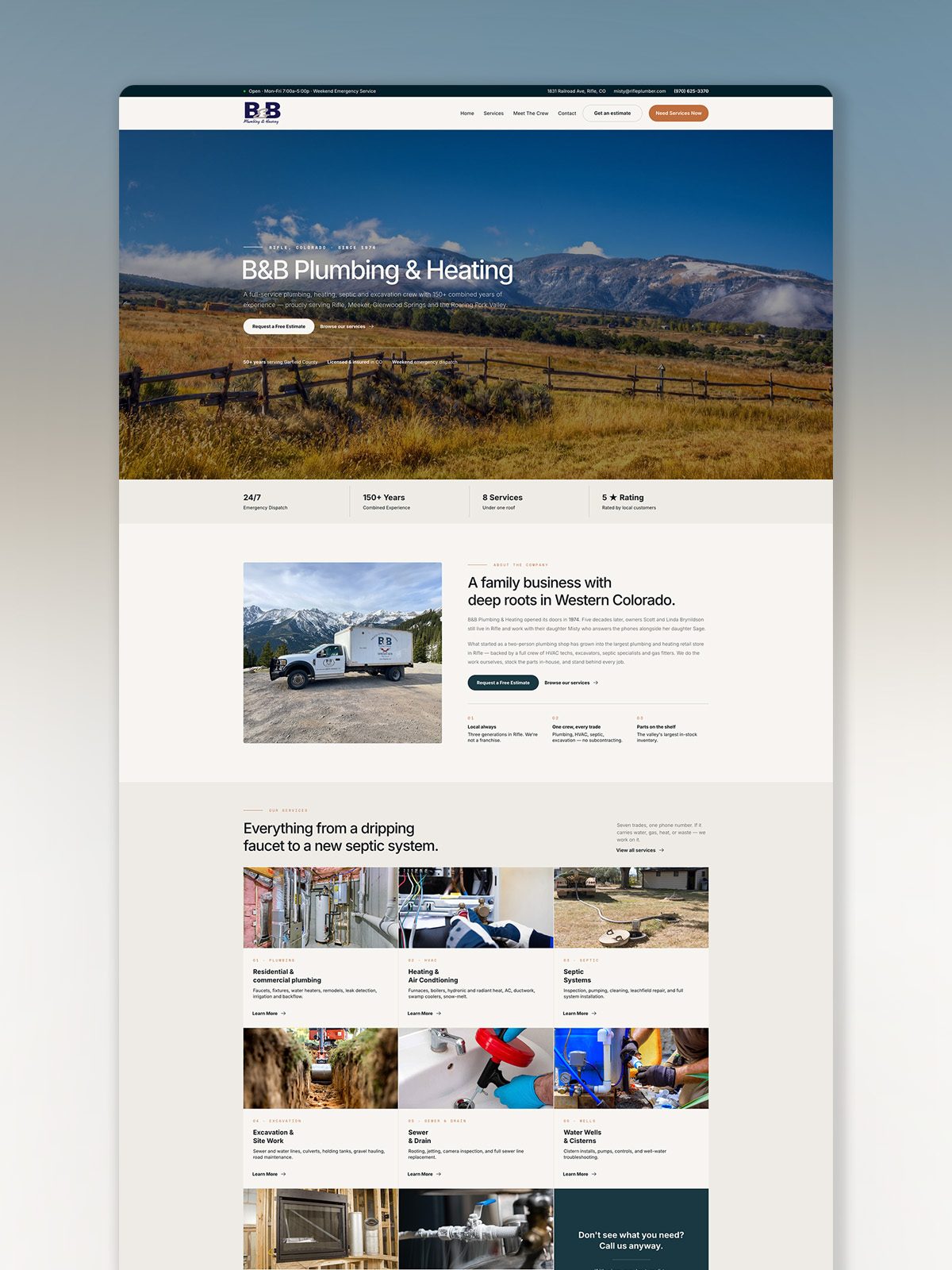 Home - Dreamline Designs | Wordpress website design | Shopify website design 11 b&b plumbing v2