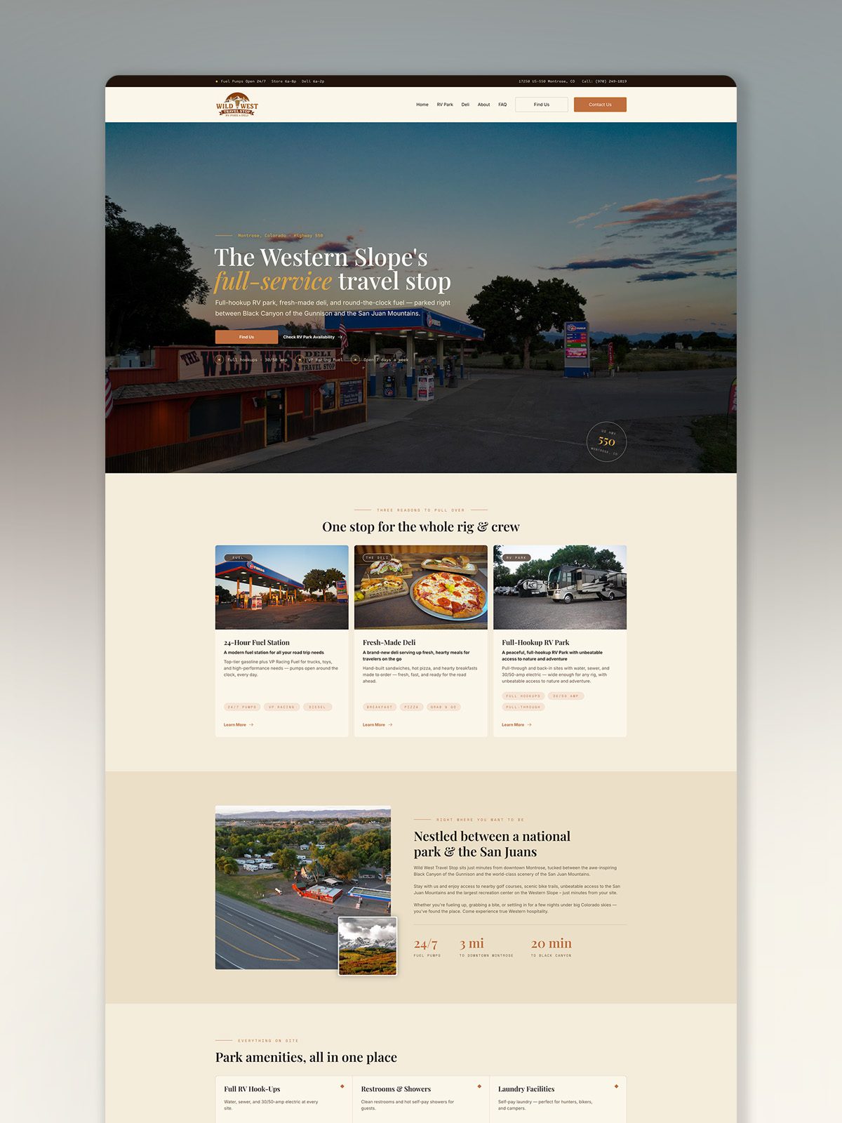 Home - Dreamline Designs | Wordpress website design | Shopify website design 2 wild west travel stop v2